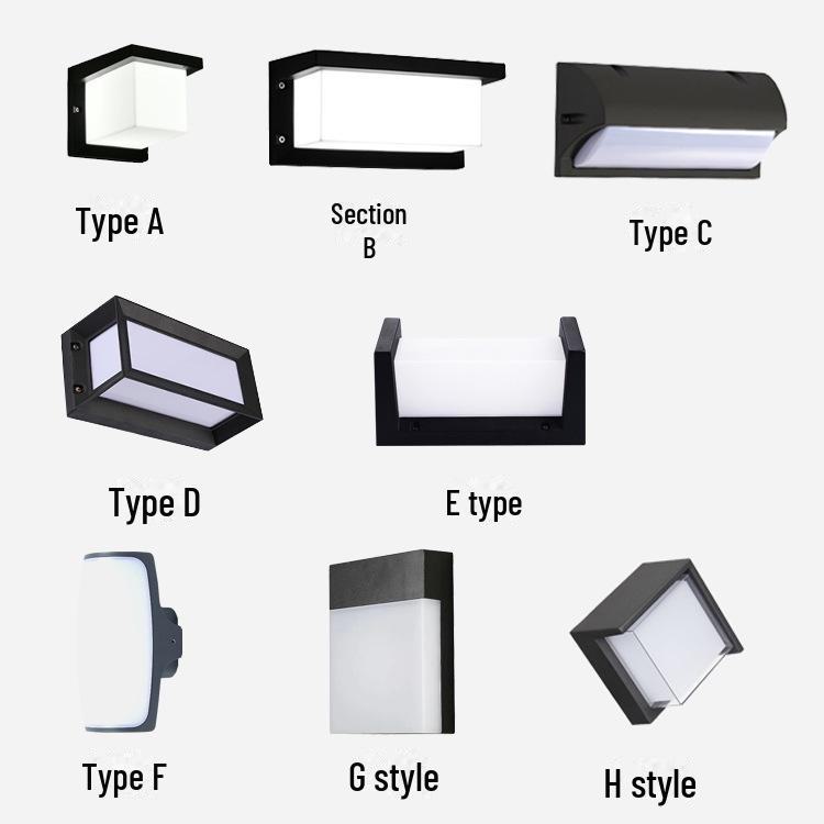 Waterproof Outdoor Wall Lamp for Villa Courtyard, Balcony, and Terrace