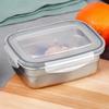 Pojemnik Na Żywność Obiad Kuchenny Stalowy Z Uszczelką Lunchbox 1,25L