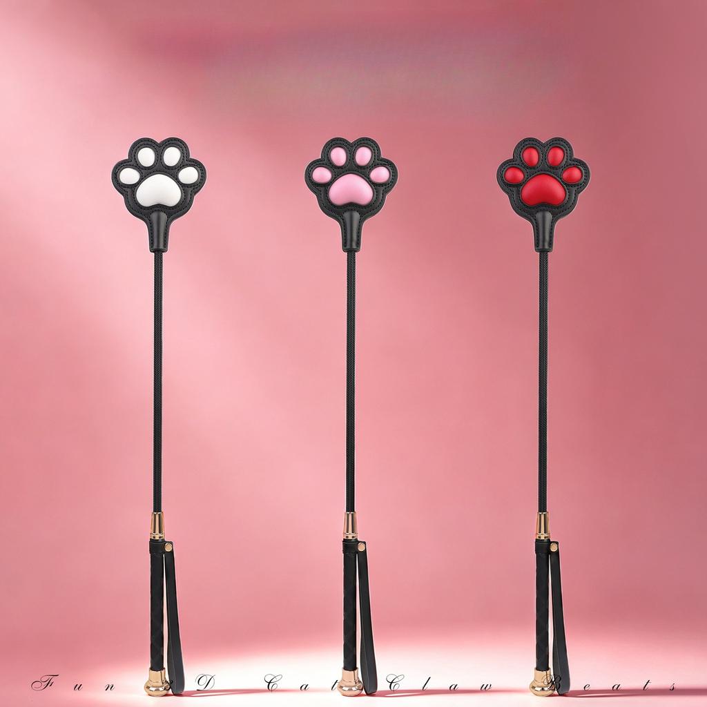 3 Colors Cute Cat Paw Design Cosplay Spanking Paddle Slave Sex Toys for Woman Men Paddle Spank BDSM Sex Whip Fetish Bondage Toys