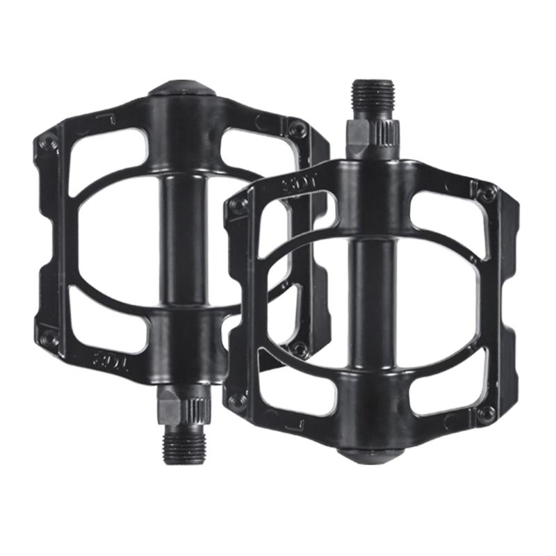 

Aluminum Alloy Mountain Bicycles Pedals 4 Seal Bearings Nonslip Bicycles Pedals Wide Flat Cycling Pedals Enduring