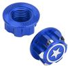 4 Stück Aluminiumlegierung Metall 17mm Sechskant Radmitnehmer Muttern Set Passend für X MAXX Summit RC Auto(rot )