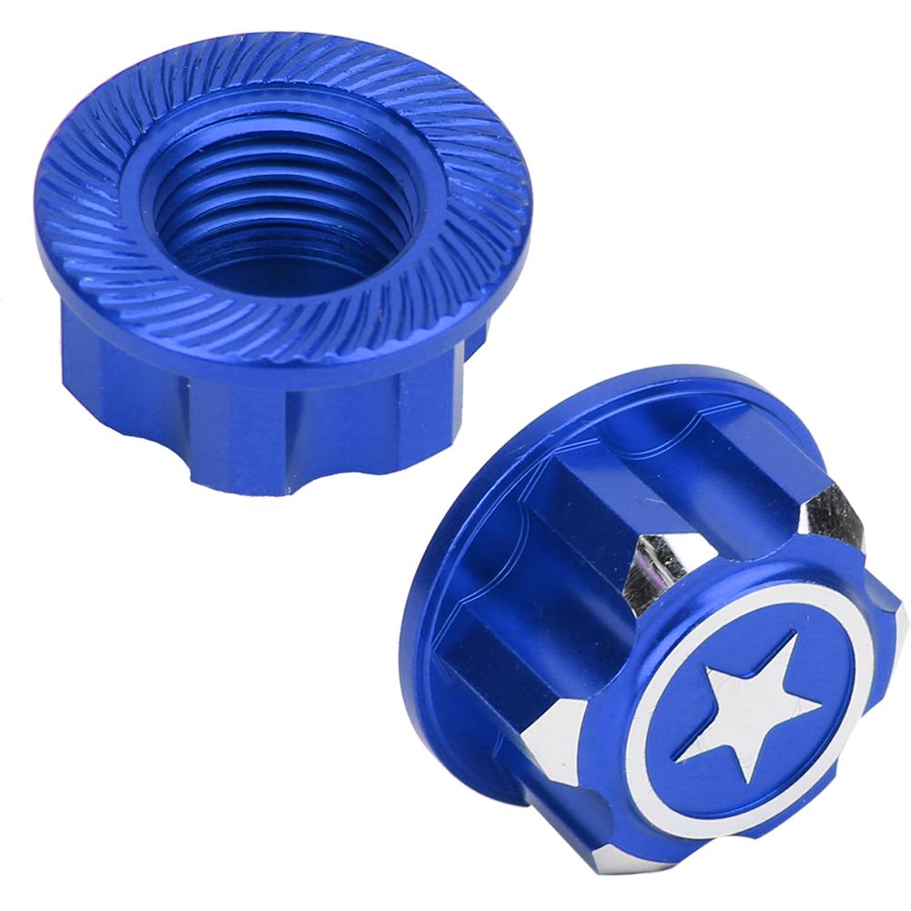 4 Stück Aluminiumlegierung Metall 17mm Sechskant Radmitnehmer Muttern Set Passend für X MAXX Summit RC Auto(rot )