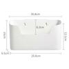 Space Saving Wall Mounted Organizer Plastic Wall Mounted Storage Box  Home