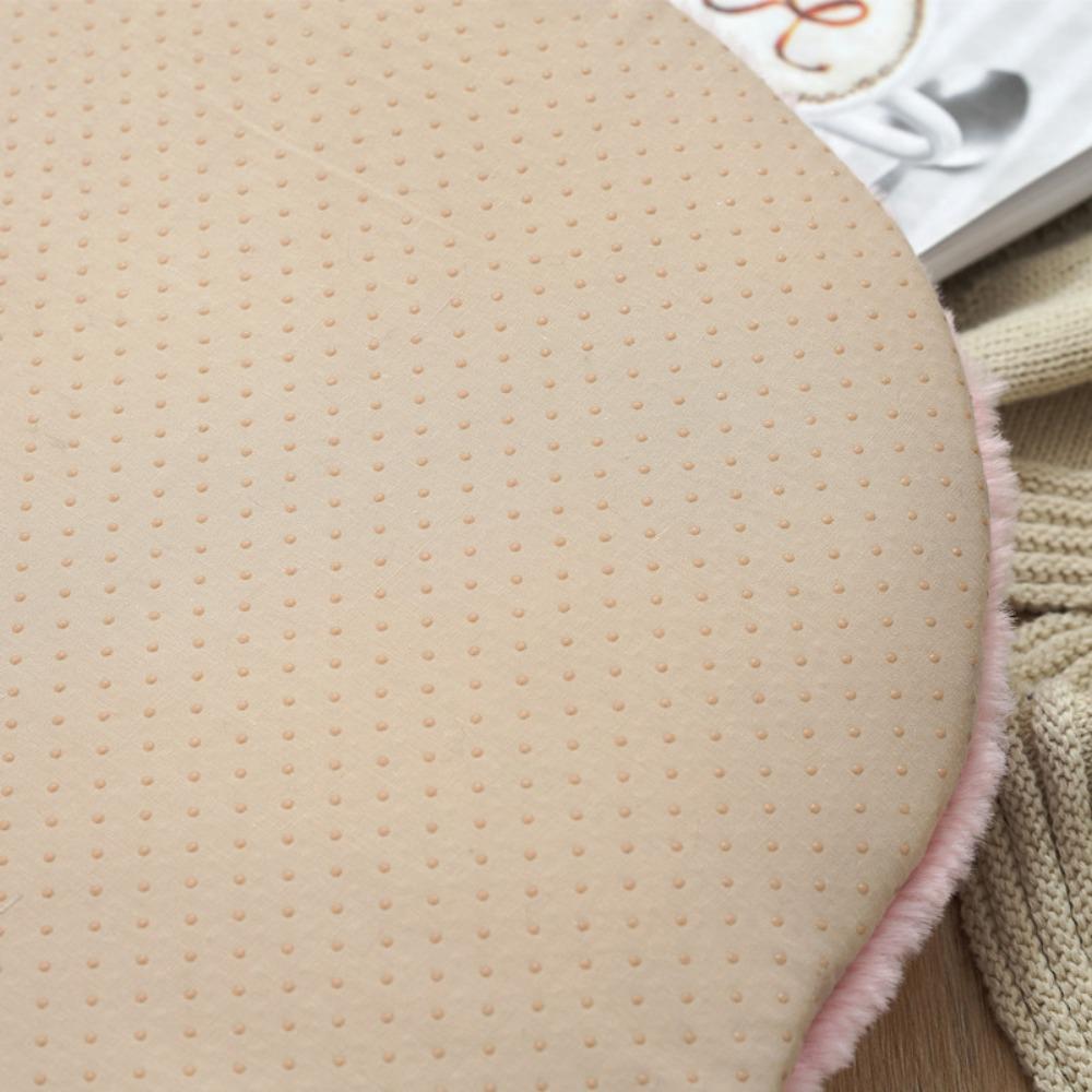 Winter Fluffy Rose Quilted Chair Cushion Thickened Office Home Dining Seat Pad Tatami Floor Mat