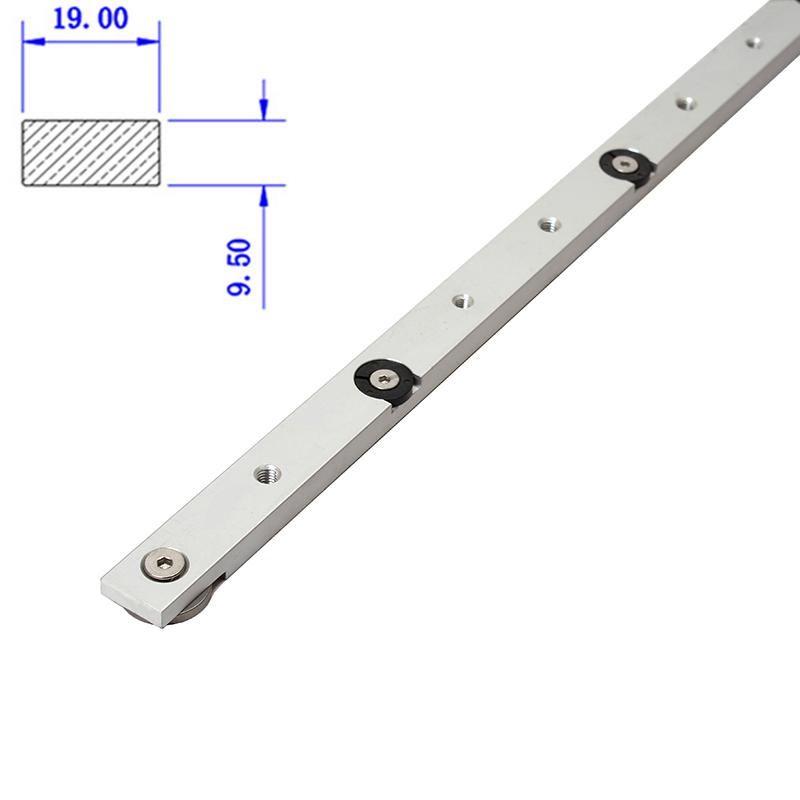 1Pc 19/30/45/75Type T-tracks T-Slot Aluminium Alloy Miter Track Jig Miter Bar Slider Table Saw Router Table DIY Woodworking Tool