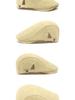 Men's Straw Beret: Spring/Summer Sun Protection, British Retro Duckbill Cap, Casual Newsboy Hat