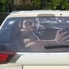 Horor Car Vehicle Sunscreen Vodotěsná samolepka na zadní sklo Dekorace