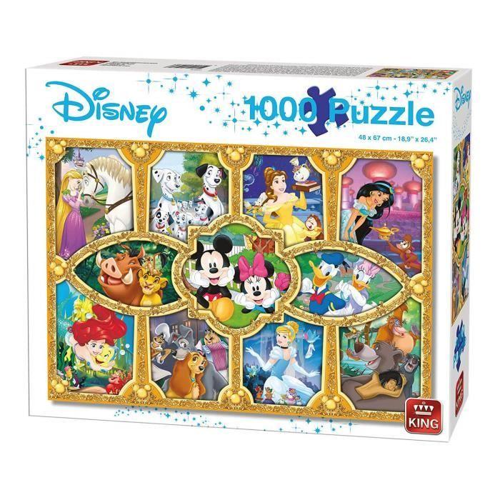 Puzzle 1000 Pièces - KING PUZZLES - Moments Magiques Disney - Mixte - 1000 Pièces - A Partir De 8 Ans