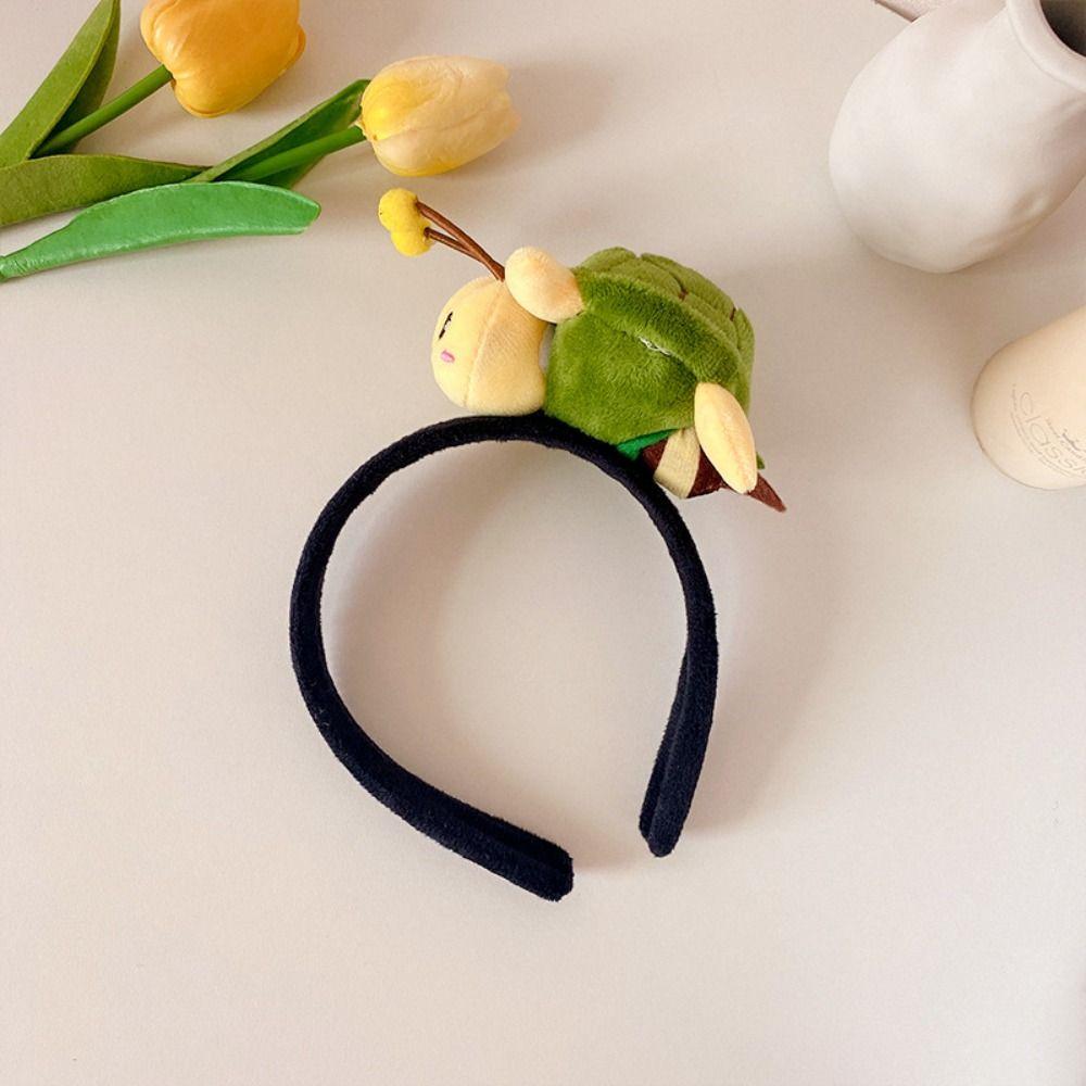 Cartoon Frog Plush Hairband Animal Vegetable Headband Kawaii   Lady