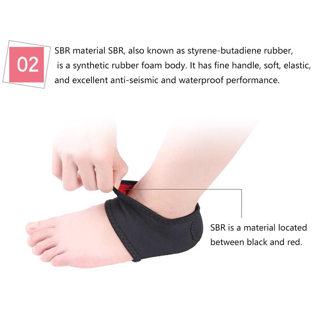 Foot Ankle Pads Plantar Fasciitis Pain Relief Cushion Heel Supporport Wrap