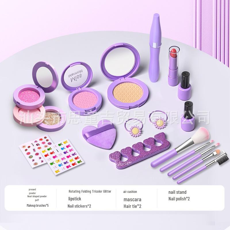 Tocador de Juguete para Niñas con Maquillaje y Joyas, Incluye Bolso de Princesa