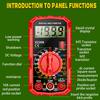 Digital Multi functional Universal Meter for Household Us Digital Multimeter for Electrical Inspection and Maintenance