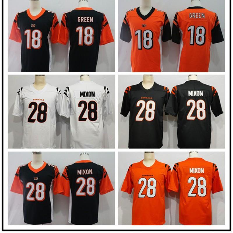 Mens NFL Jacksonville Jaguars Football Jersey Custom Number 9 Burrow 1 Chase 14 18 28 Premium Cotton Sportswear