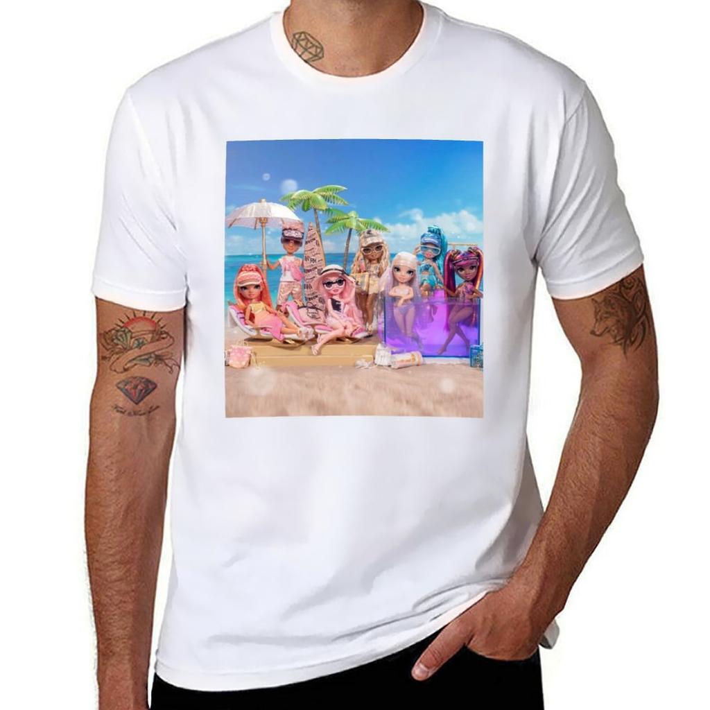 Rainbow High Pacific Coast Line Tshirt Sweat Absorbing Sports Tee Shirt Tshirt