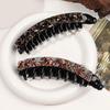 13cm Large Ponytail Claw Clip Vertical Banana Hair Clips Women's One-word Clip Twist Hairgrips Fashionable Hair Accessories