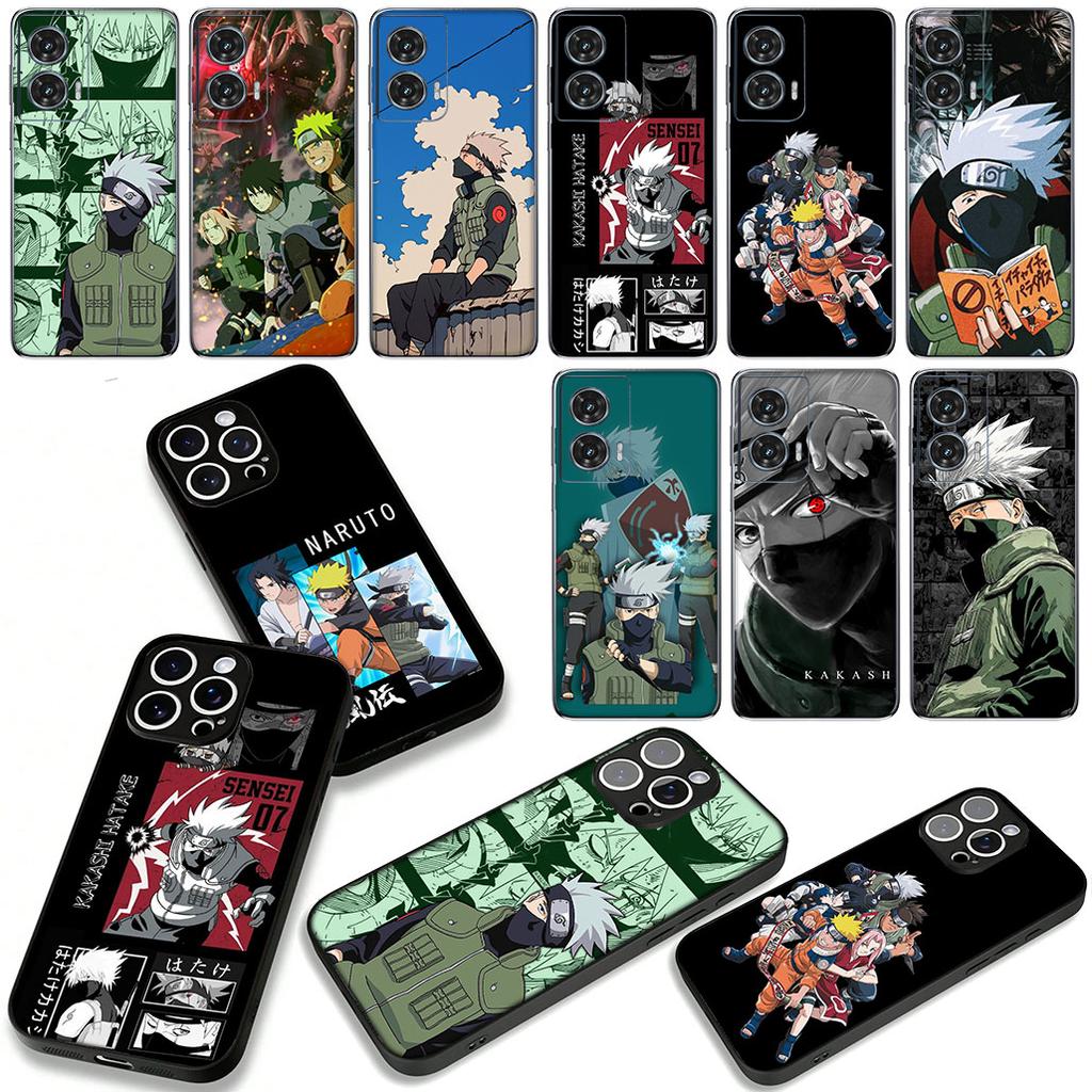 Kakashi Uchiha Sasuke Narutos Case for Motorola Moto G04 G13 G14 g45 G22 G23 G32 G34 G35 G64 G82 G84 G53 G60 G72 E14 E15 E13