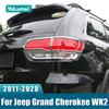 For Jeep Grand Cherokee WK2 2011 2012 2013 2014 2015 2016 2017 2018   Car Tail Light Trim Rear Lamp Frame Cover Stickers