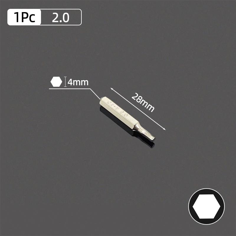 

Precision Screwdriver Bit 4mm Slotted Phillips Plum Blossom Hex Y Head Screwdriver Mobile Computer Repair Hand Tools 1/4 Adapter