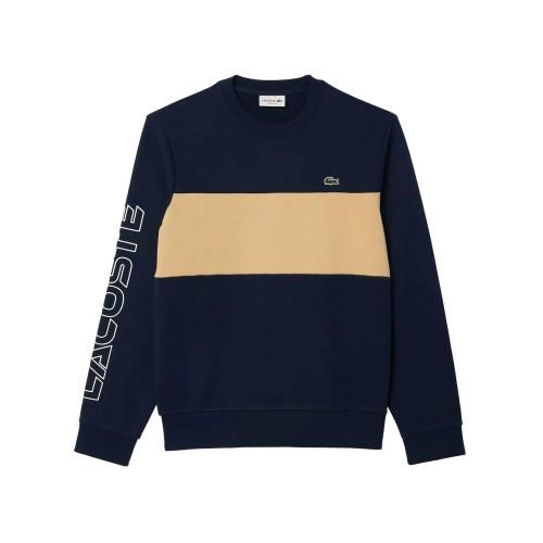 Lacoste Unisex Adult Colour Block Crew Neck Sweatshirt