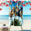 Name Custom Terence Hill and Bud Spencer Print Beach Towel, Large Soft Quick Dry Towel for Beach Camping Swimming