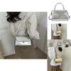 Chic Street Style Small Box Bag For Women Gold And Silver Handbag