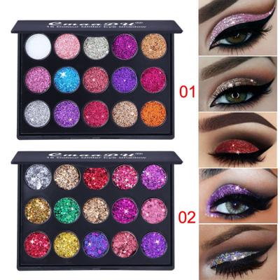 15 Colors Shimmer Glitter Eyeshadow Powder Palette  Makeup Matte Eyeshadow Eye