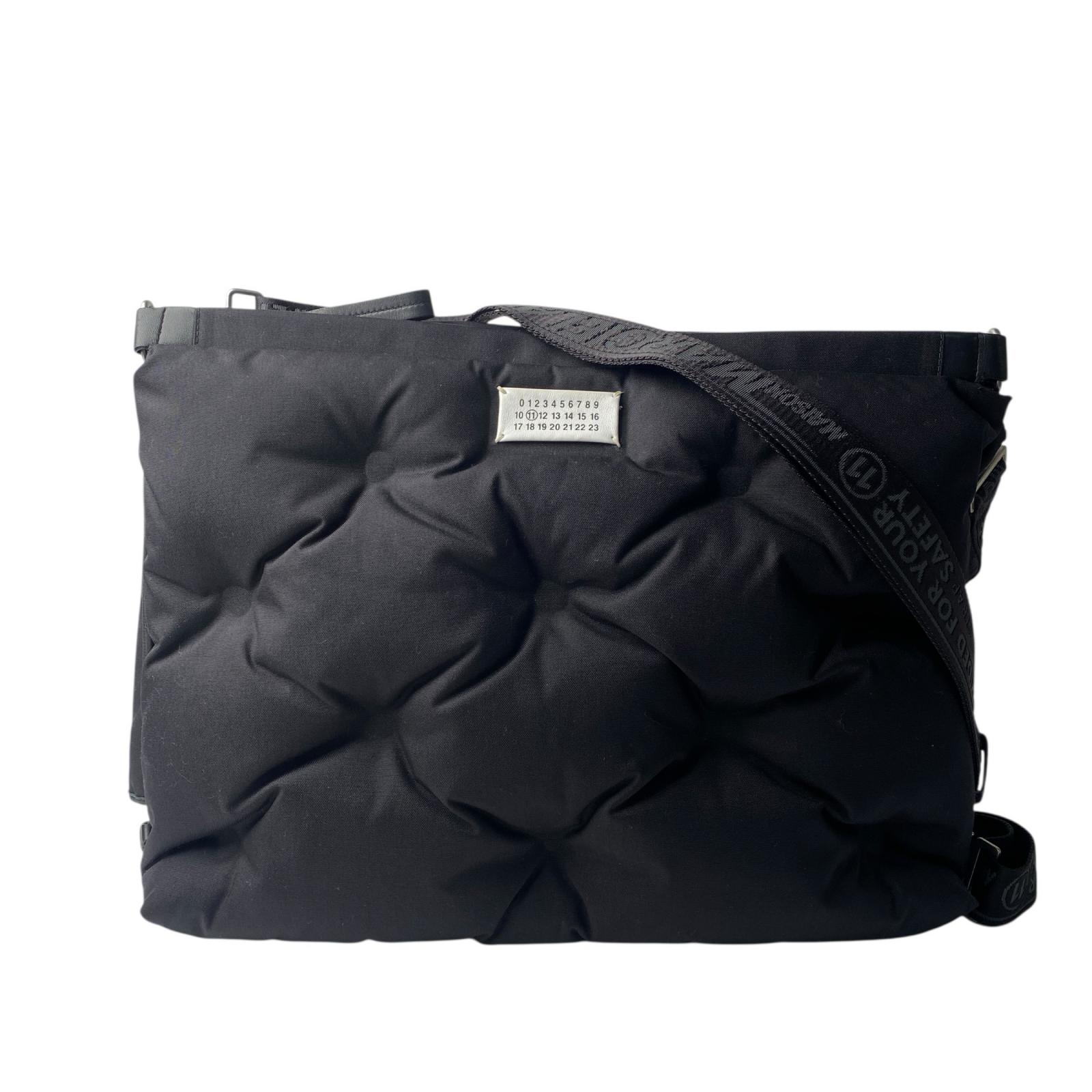 

Used Maison MargielaBackpack Â· Daypack black canvas mens