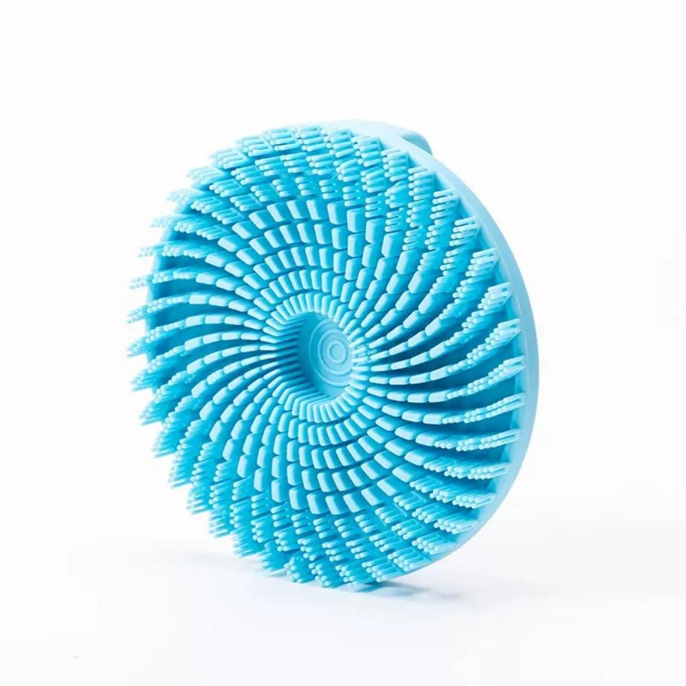 Gentle exfoliating silicone body scrub bath brush Exfoliates and deeply cleanses the skin. The ergonomic handle of the bath brus