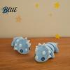 Rounded Thorn Dino Toy 3D Printed Dinosaur Fidget Toy, Cute Articulated Flexible Figurine, Stress Relief Movable Mini Animal Sensory for Kids, Adults