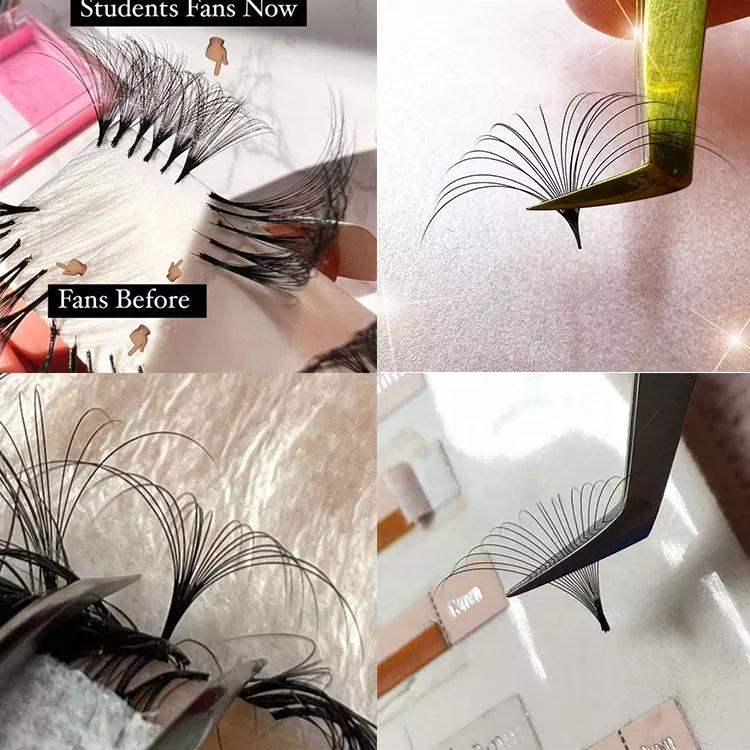 J/B/C/CC/D/DD Curl 0.03 0.05 0.07mm Volume Eyelash Extensions Bottom Lash Tray with Private Label