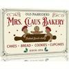 Vintage Gingerbread Tin Sign Christmas Kitchen Decor Wall Art