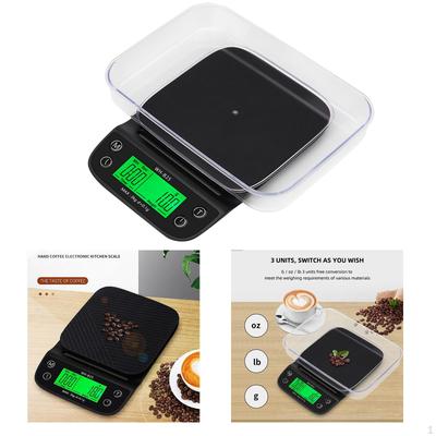 Scale Digital Kitchen Weight Grams Battery Powered for Coffee