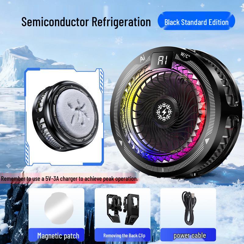TH25 AI Dual Display Magnetic Phone Cooler with Advanced Cold Control