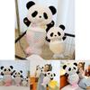 Adorable Panda Mermaid Plush Toy With Soft Short Plush Material For Kids 40cm 60cm 80cm