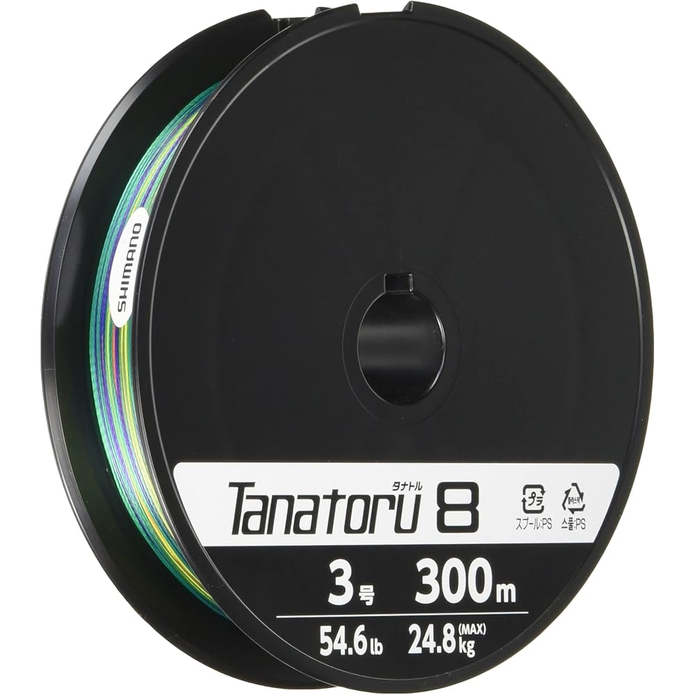 Shimano PE Line Tanatoru 8 300m 3.0号 54.6lb Fishing Line PL-F78R