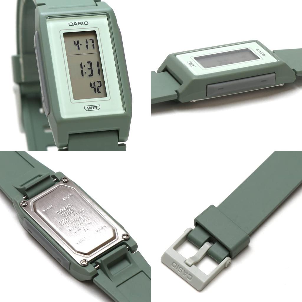 CASIO Digital Simple Wristwatch Unisex Watch for Business Easy To Use LF-10WH Women, Kids, Women, Children, Watch, (Olive)