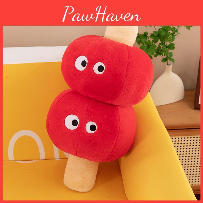 Plush Sugared Gourd Toy Hand Warmer Cartoon Stuffed Doll Kids Gift Birthday