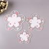 Sakura Style Coasters Heat Insulation Mats Tea Cup Mats Milk Cup Coasters Anti Slip Mats Household Heat Resistant Table Mats