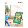 Cross-border Outdoor Boys’ 3-in-1 Golf Velcro Ball and Darts Sports Toy