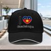 I Love Guadeloupe Adjustable Baseball Cap  Lightweight Unisex Printed Hat for Outdoor Weddings  Parties