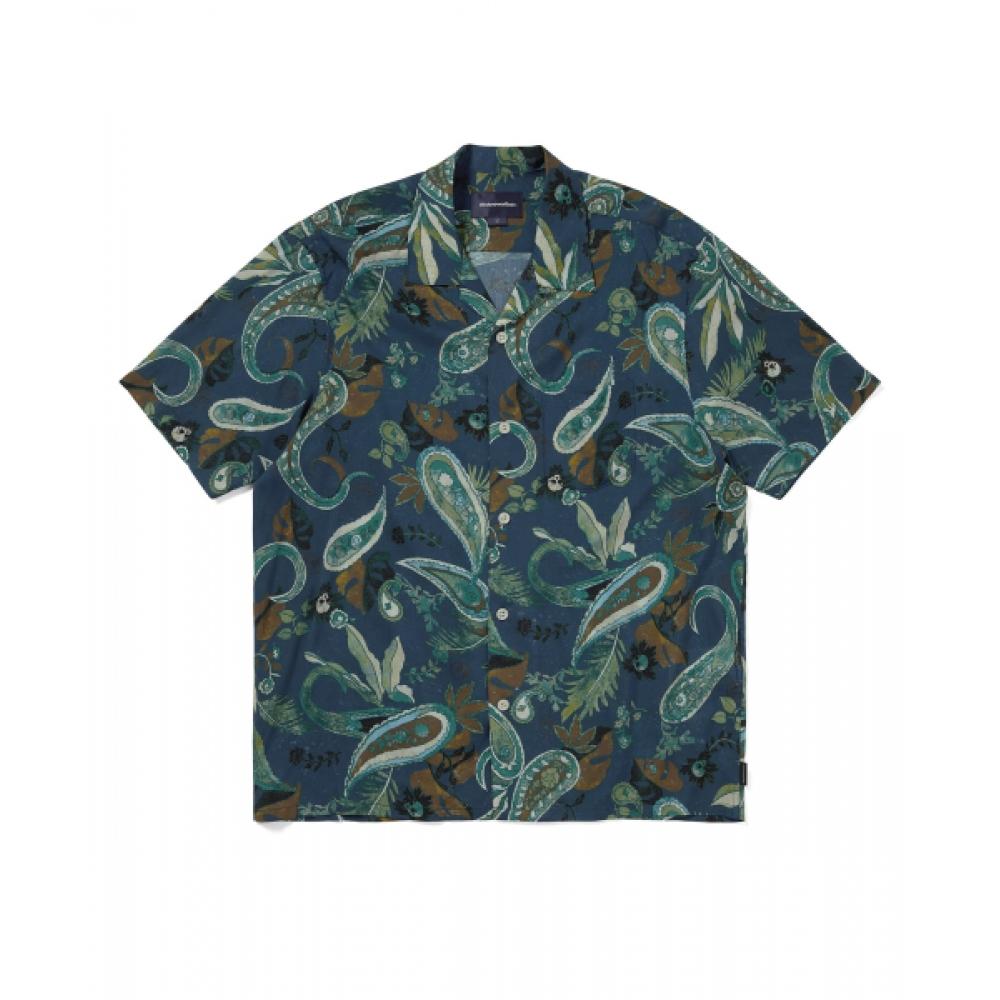 

ThiSiSneverthat Weird PaiSley S S Shirt Navy S