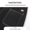 Fengshe Men's Jeans - Autumn 2025 Trendy Loose Straight Fit Casual Pants
