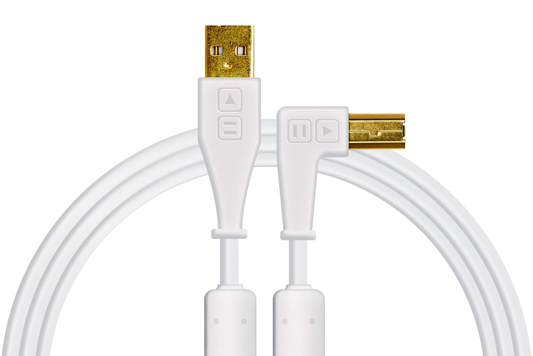 

DJ Cables Techtools/Chroma (USB-A - USB-B/Right Angle, White)