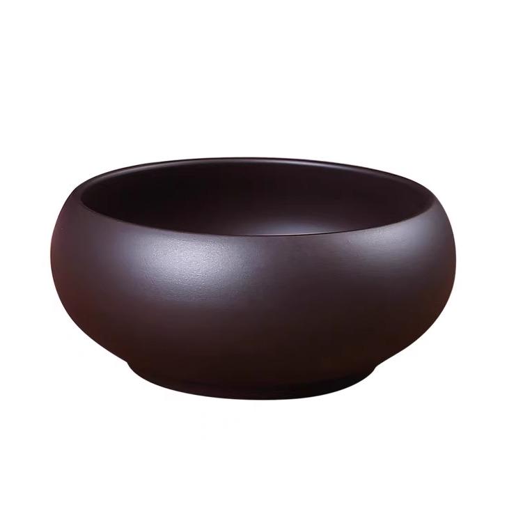 Large Indoor Zisha Ceramic Incense Holder for Buddhist and Taoist Rituals