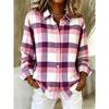 Summer Minimalist Shirt with Floral Digital Print Button Up Shirt Top for Women's Hawaiian Beach Vacation Casual Shirt
