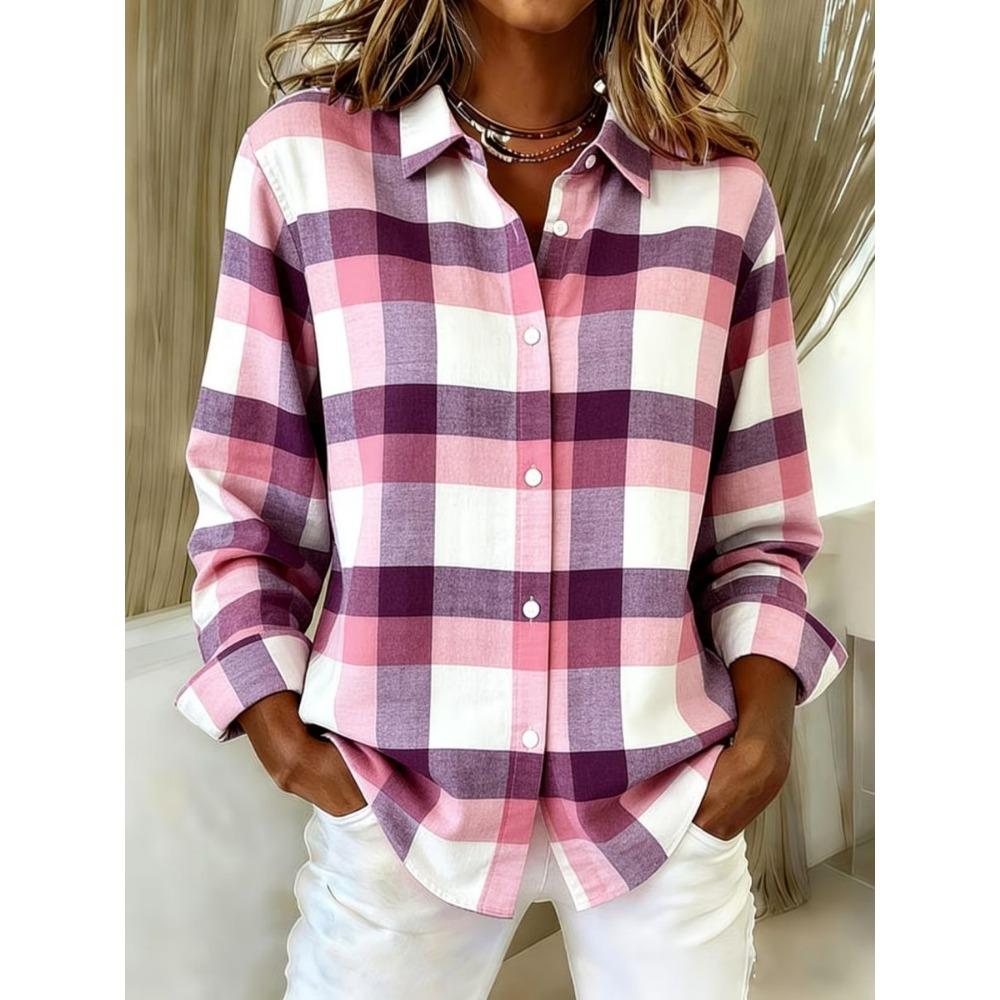 Summer Minimalist Shirt with Floral Digital Print Button Up Shirt Top for Women's Hawaiian Beach Vacation Casual Shirt