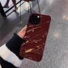 Für iPhone 16 15 14 Plus 13 12 11promax dreidimensional gefaltete Welle weinrot High-End-Mode Rückseite Weiche Hülle