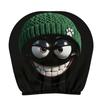 2PCS Cartoon Car Headrest Covers Exaggerated Car Seat Headcover  Halloween Christmas Holiday