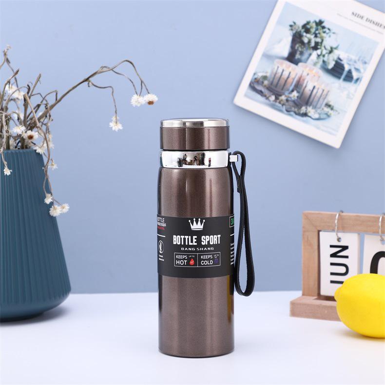 316 Stainless Steel Insulated Sling Pot - Portable Outdoor Travel and Car Water Cup