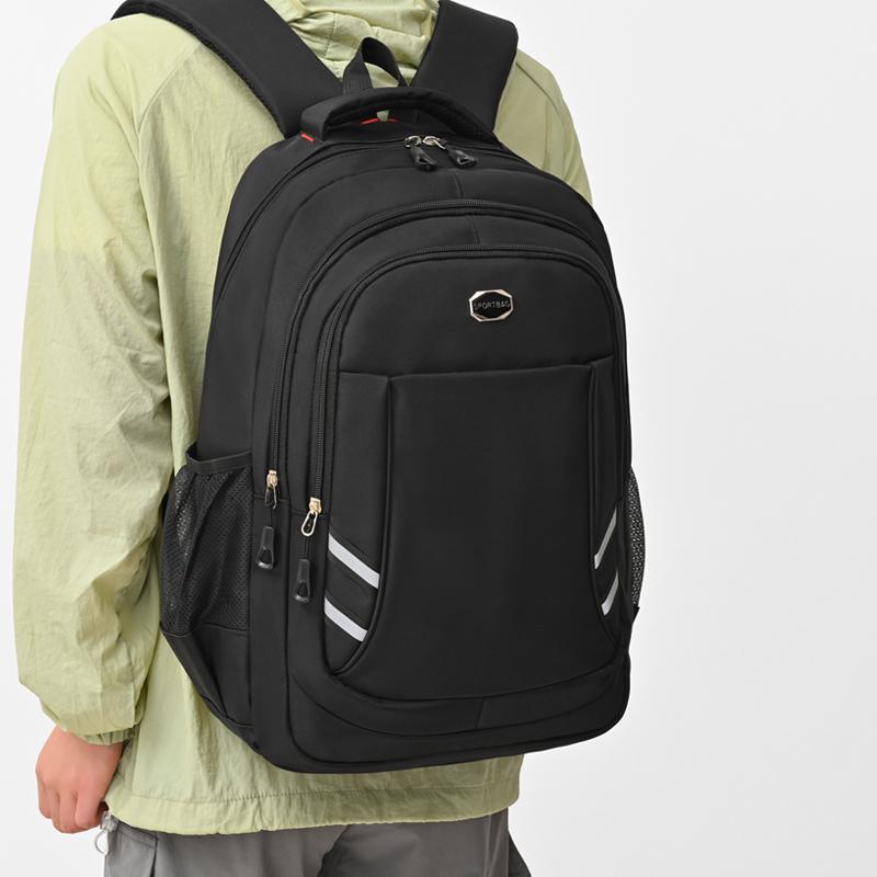 Large Capacity Backpack, Men'S And Women'S Student Computer Bagmulti Pocket Waterproof And Wear-Resistant Commuting Backpack,Chr